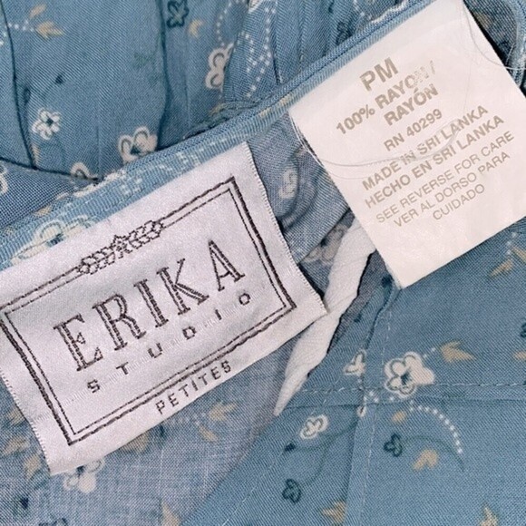 Erika Studios vintage petite medium floral maxi dress - Picture 10 of 10